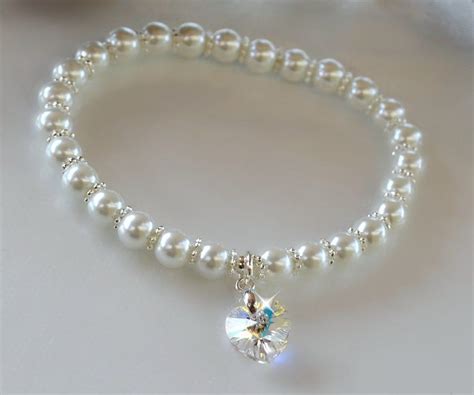 Designer Bracelets in Pearls & Crystals 